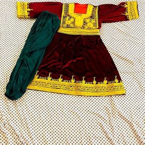 Girls Afghan Dress From Afghanistan 🇦🇫